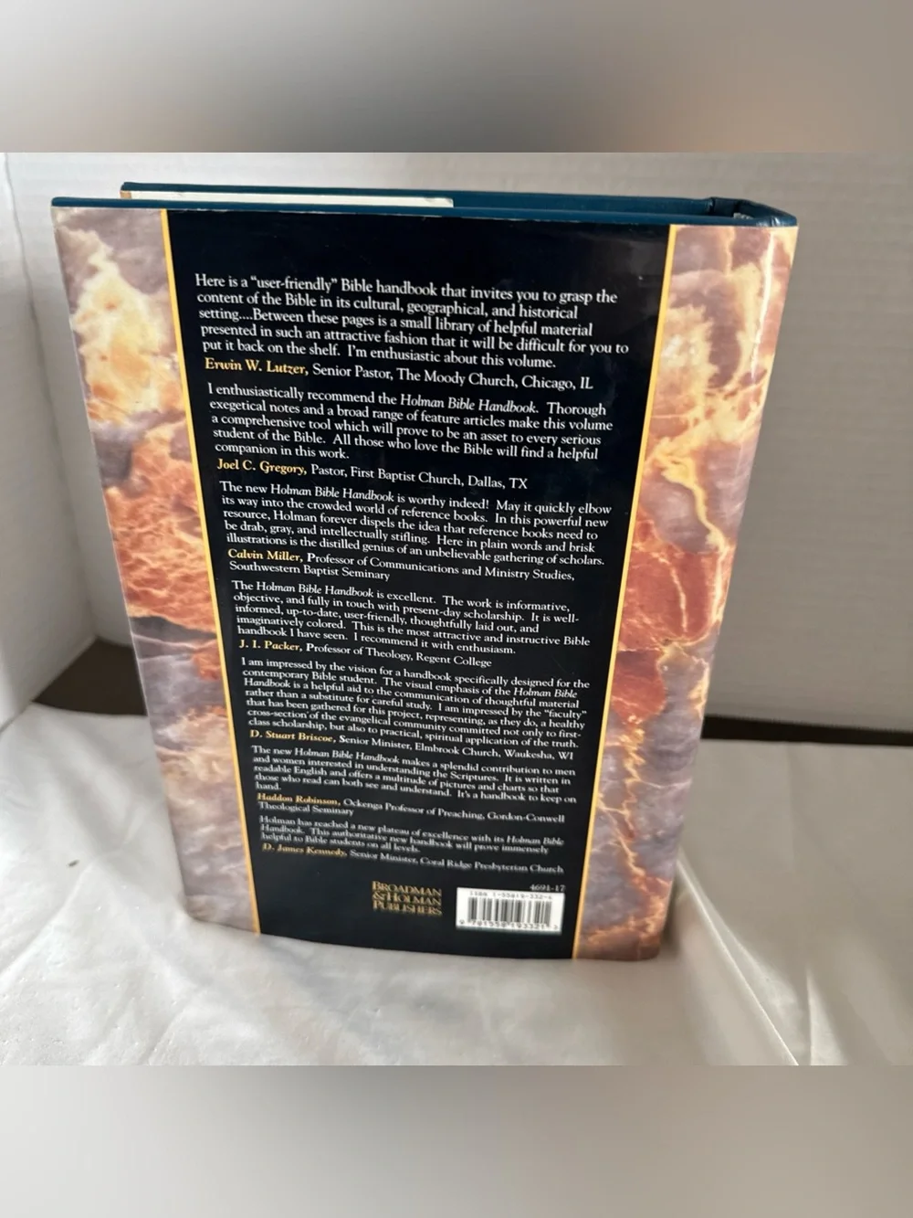 Bible Handbook - Blue and Gold